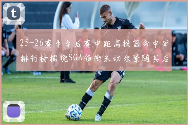 25-26赛季季后赛中距离投篮命中率排行榜揭晓SGA领衔米切尔紧随其后哈登位列第五